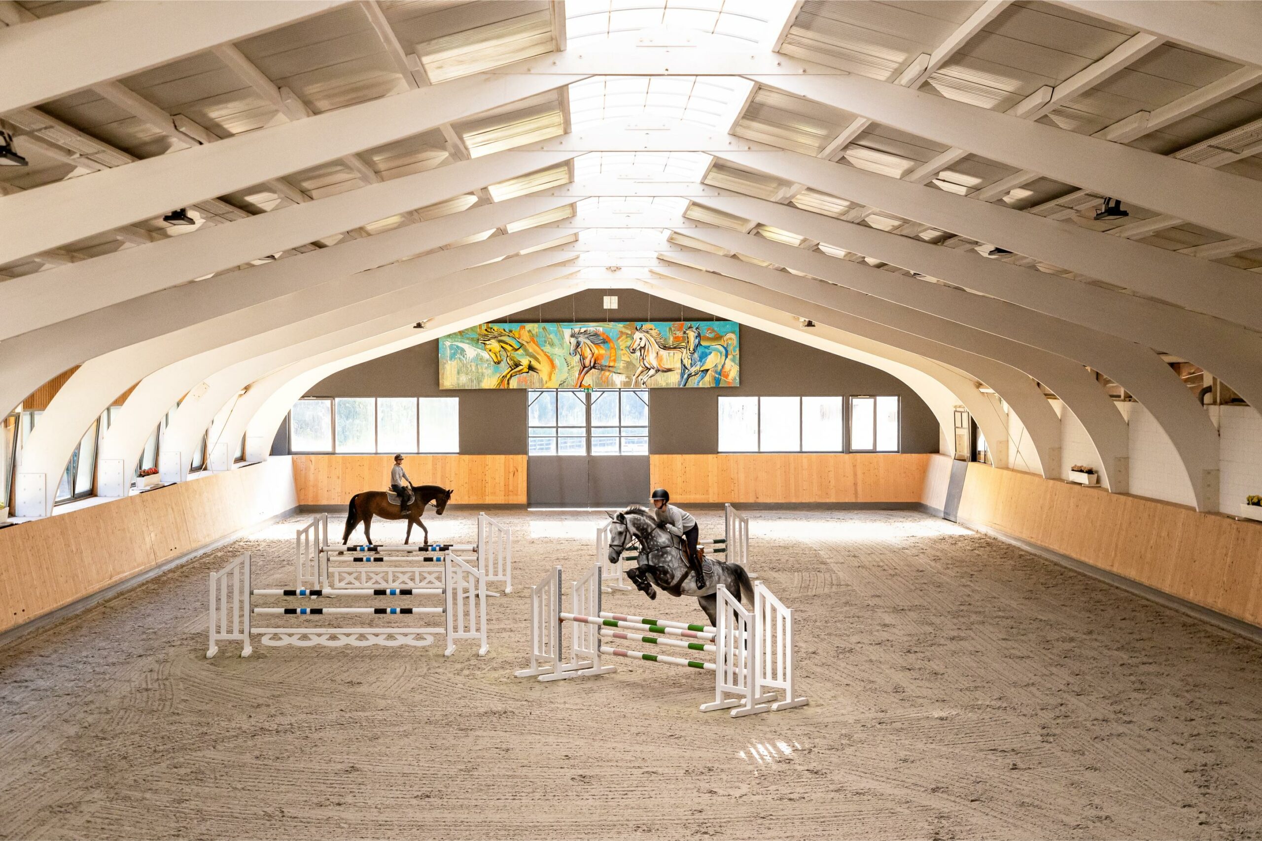Indoor Training Facility while Training